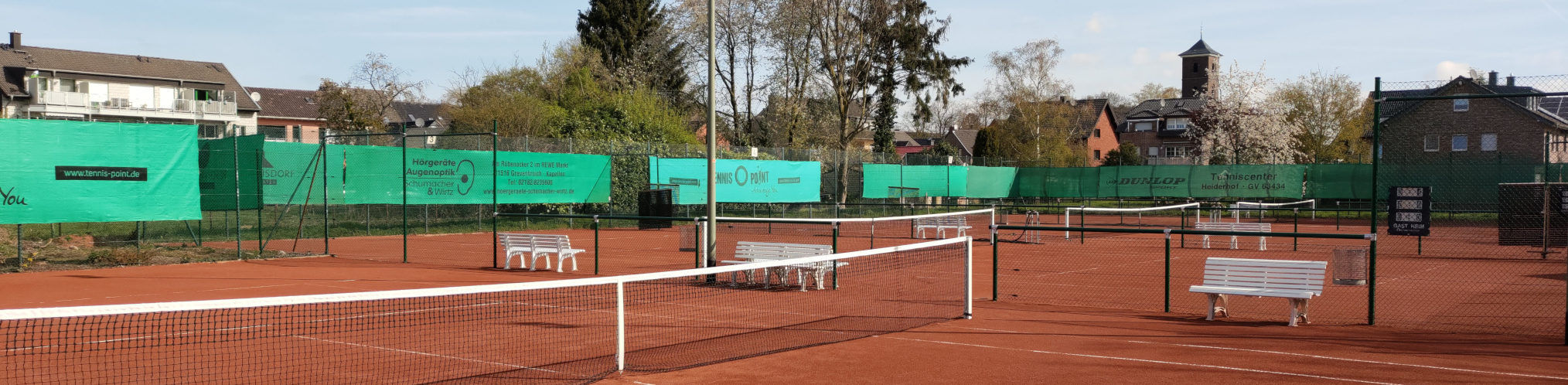 Panorama Tennisplätze